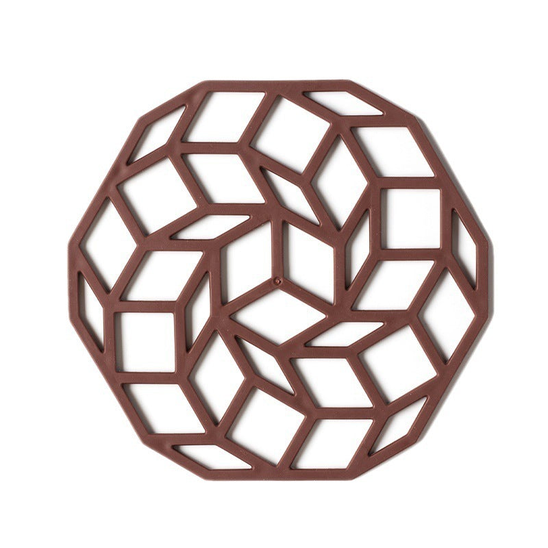 Insulated Anti-scald Pad Dining Table Cushion Kitchen Household Creative Hollow Placemat Coaster Pot Mat Bowl Mat
