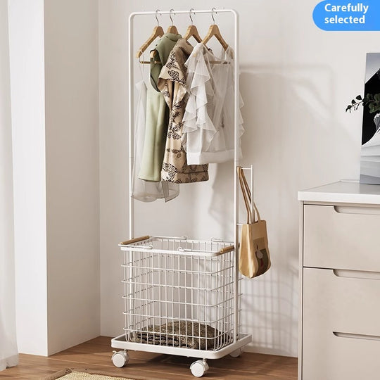 Bedroom Floor Clothes Rack Home Storage Gadget