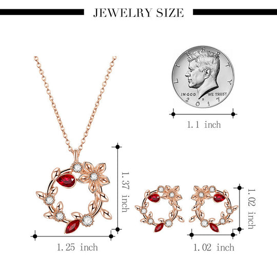 Two-piece Fashion Flower And Leaf Female Accessories Are Popular