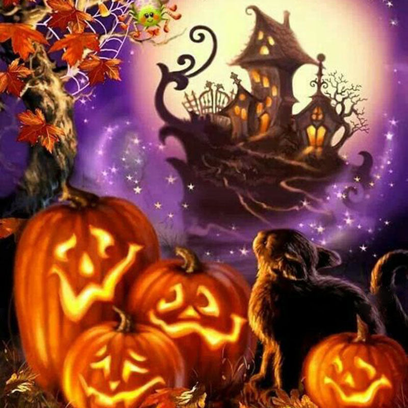 Diamond Painting Halloween Full Square Diamond Embroidery Cartoon New Products