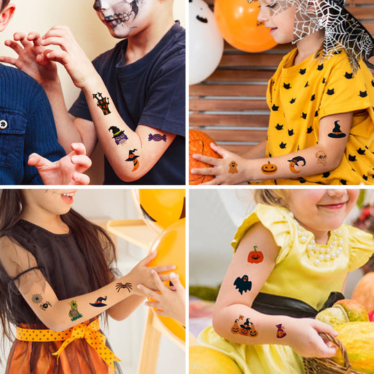 Halloween Children Cartoon Tattoo Sticker