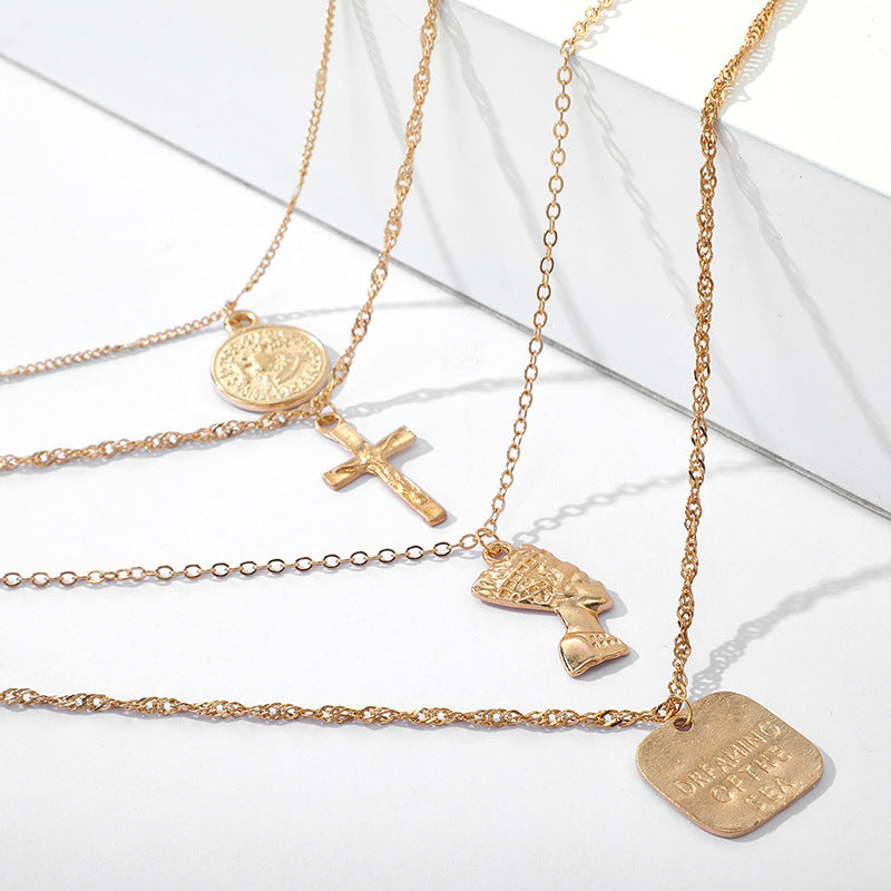 New European And American Accessories Fashion Rose Claw Diamond Pendant