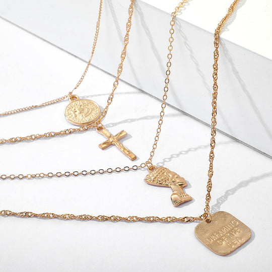 New European And American Accessories Fashion Rose Claw Diamond Pendant