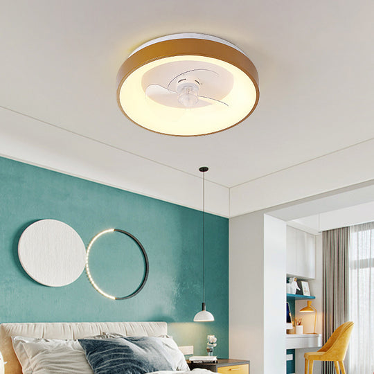 Bedroom Ceiling Dining Room Home Quiet Creative  Fan Chandelier